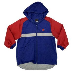 Vintage Nike Windbreaker Youth Boys Size M Full Zip Inner Lined Waterproof Nylon